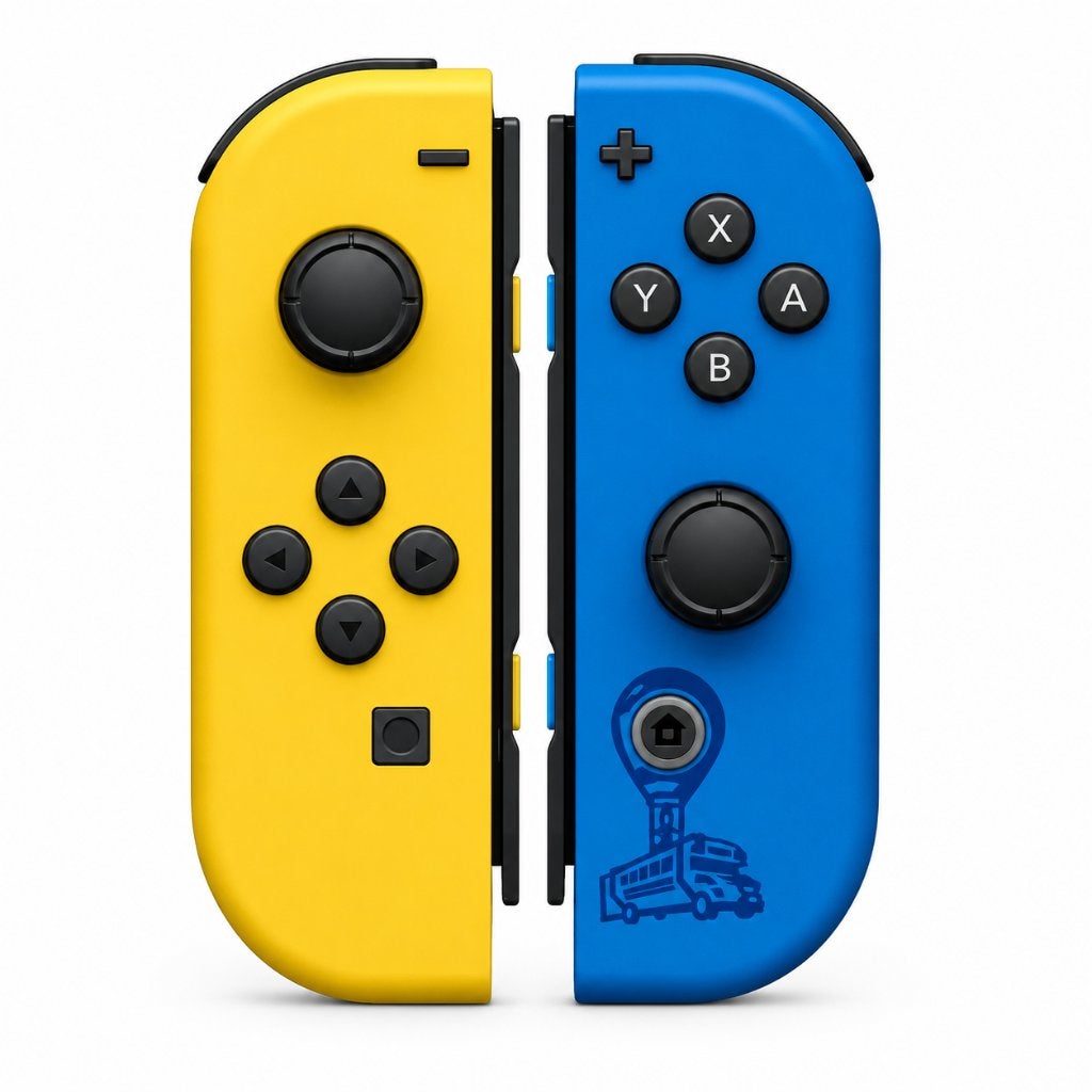Switch Joy-Con Set Blauw Geel Fortnite Limited Edition, Consoles de jeu & Jeux vidéo, Enlèvement ou Envoi, Aventure et Action