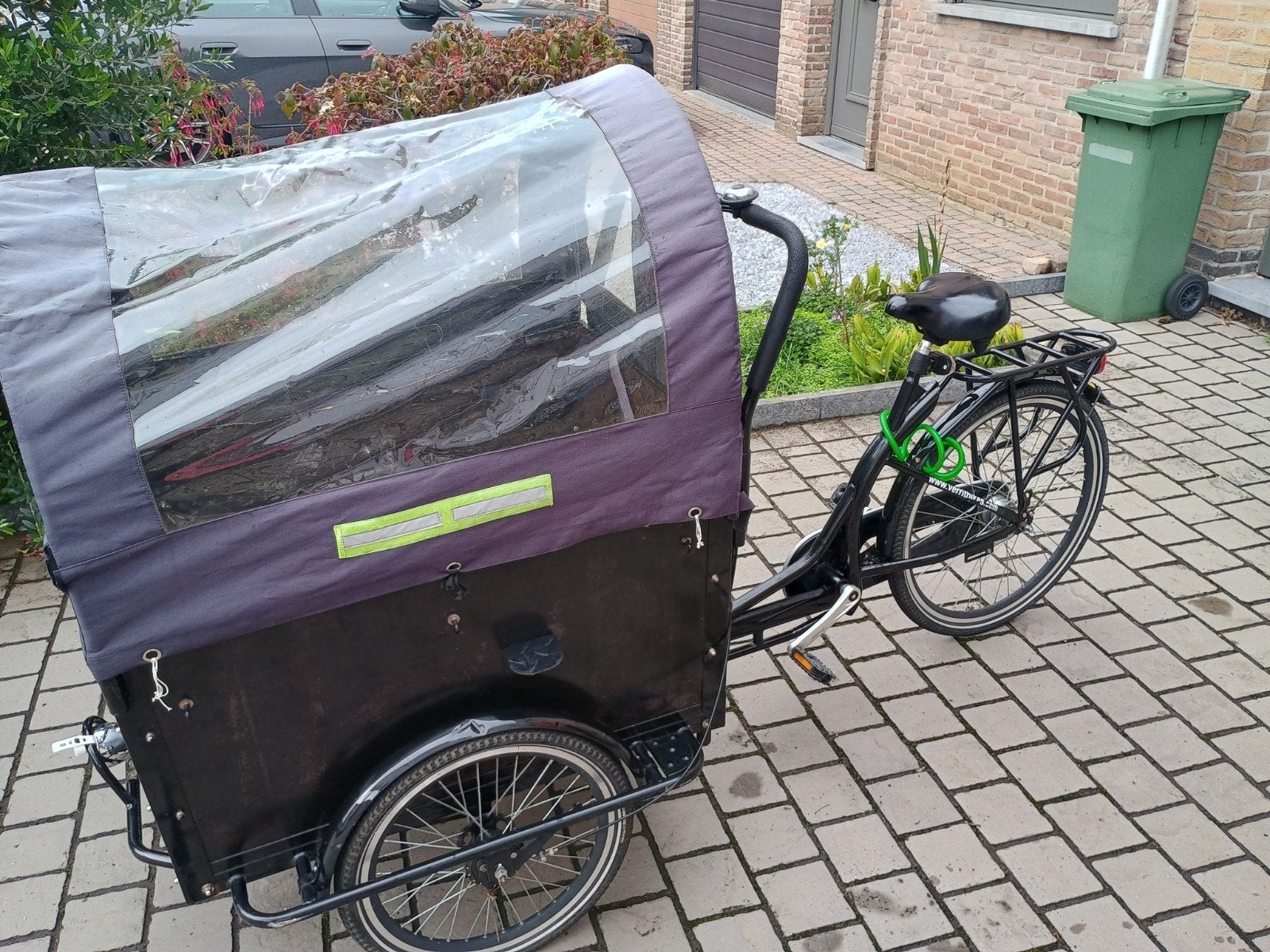 Bakfiets, Ophalen, Gebruikt, Huif, 4 kinderen of meer