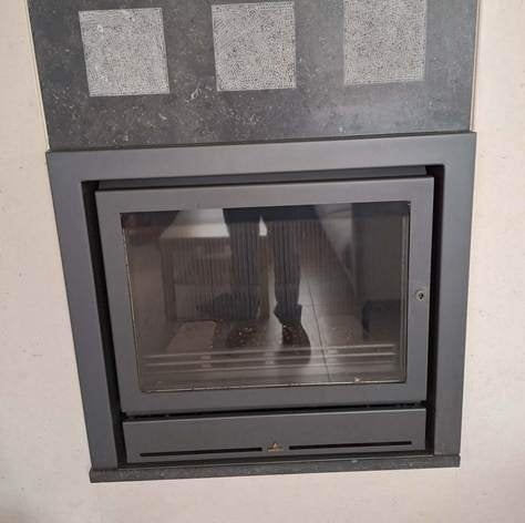 houtkachel unilux 75, Ophalen, Gebruikt, Houtkachel, Inbouw