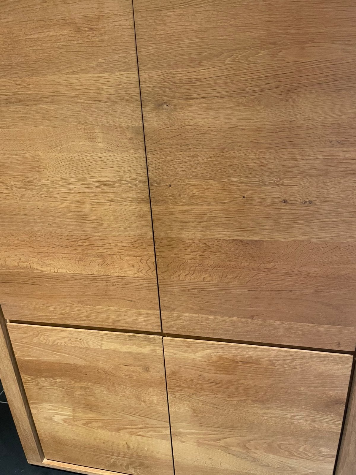 Armoire murale en chêne massif avec 4 portes, Avec porte(s), 25 à 50 cm, Moins de 150 cm, Utilisé