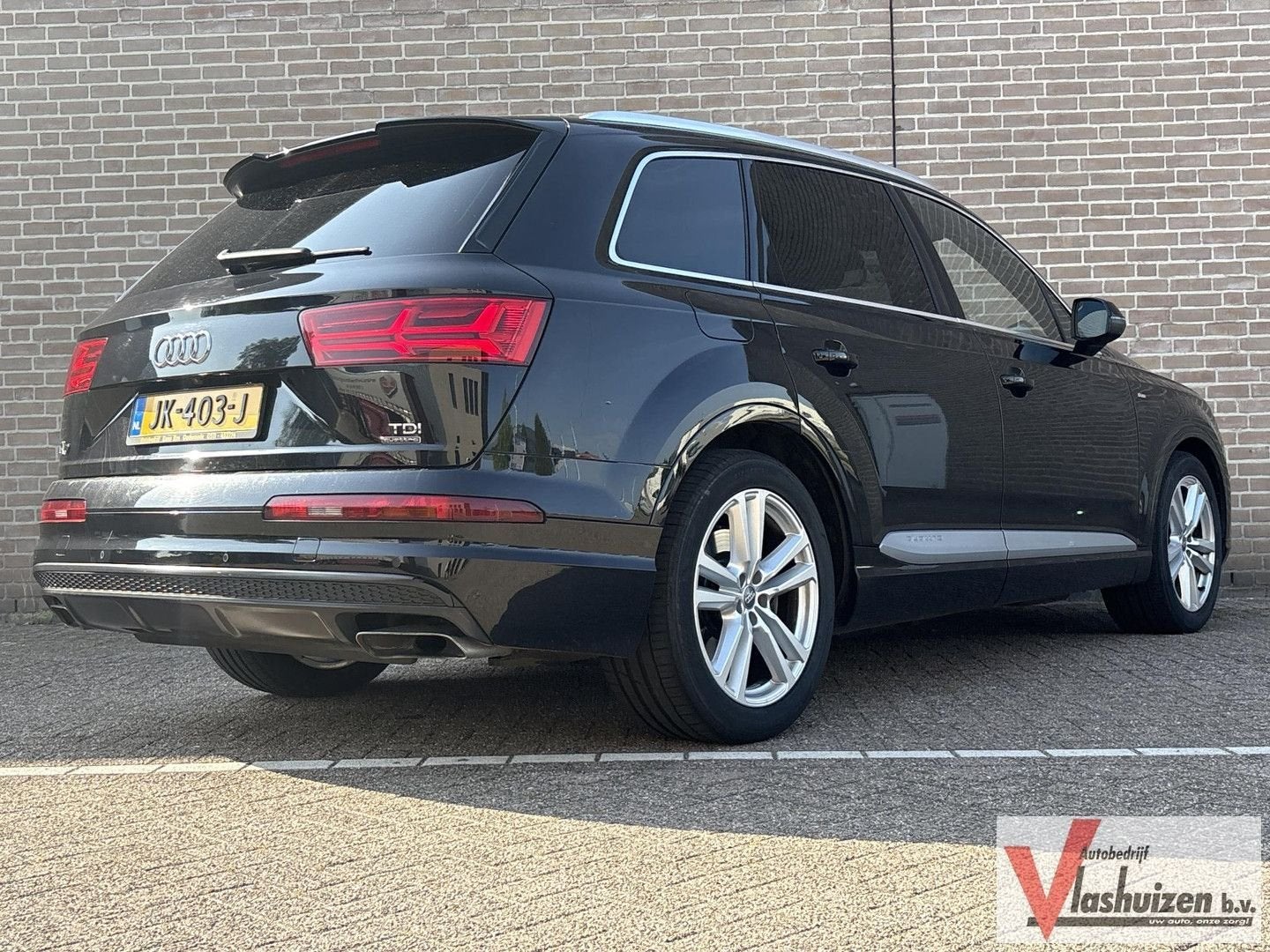 Audi Q7 3.0 TDI quattro Pro Line + 7p | Leder | Pano | Bose, Auto's, Audi, Automaat, Zwart, Zwart, Bedrijf