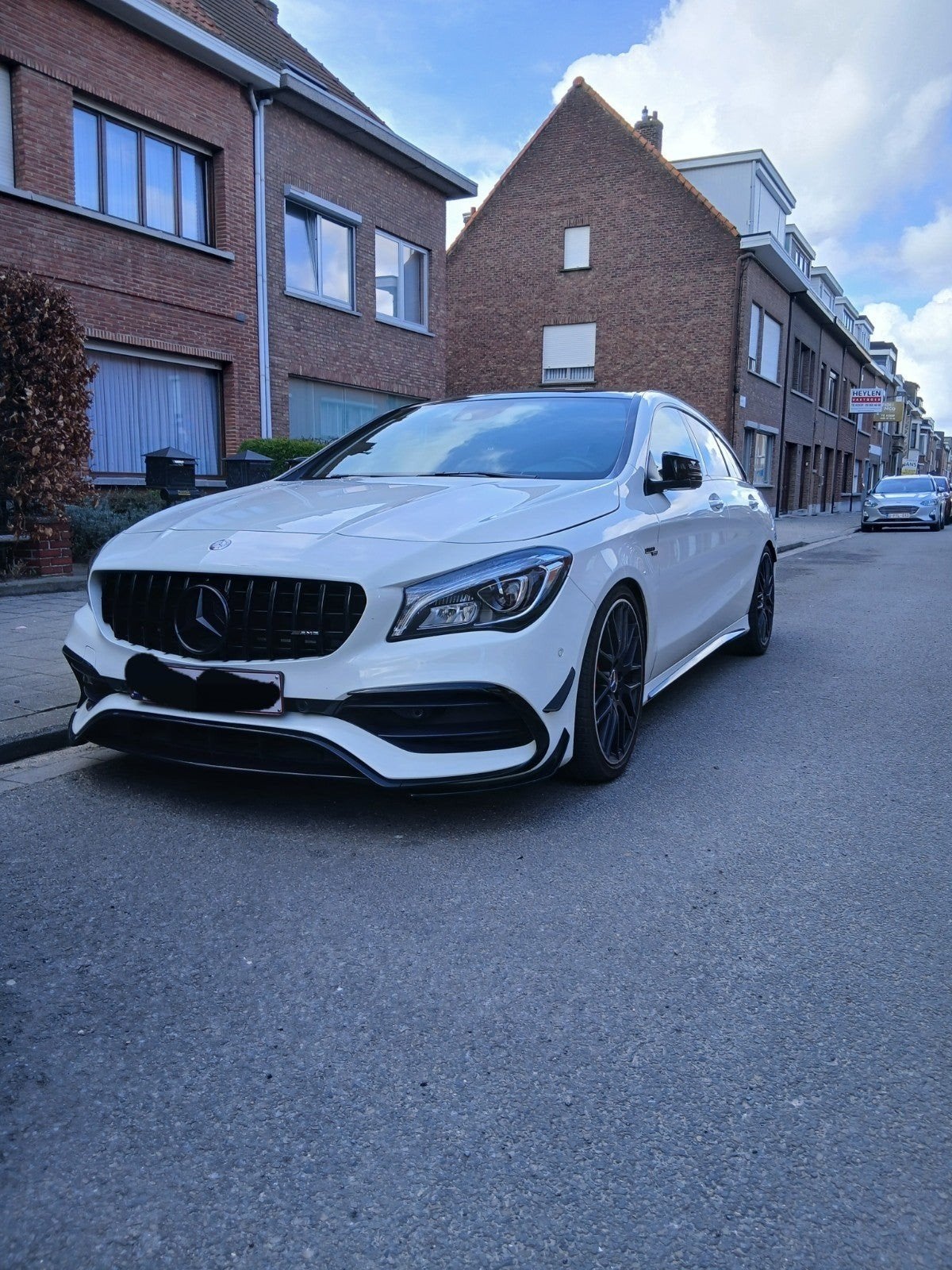 mercedes cla 45 amg, Auto's, Automaat, 4 cilinders, Alcantara, Wit