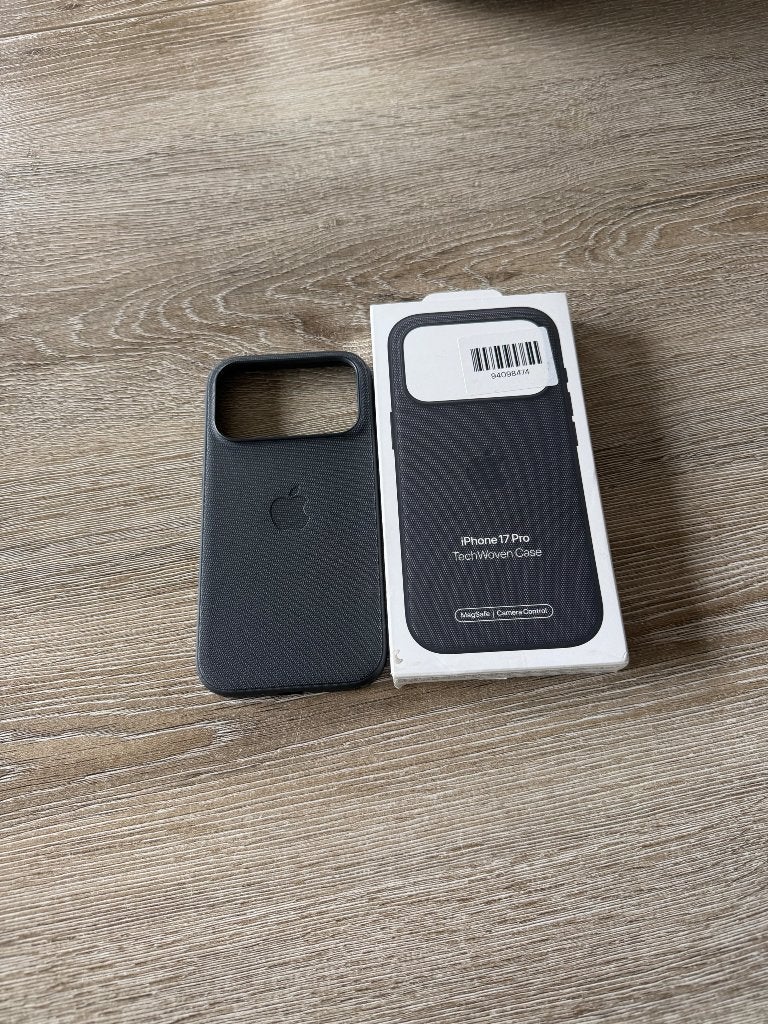 Black techwoven case iphone 17 pro, Ophalen, IPhone 17, Zwart, Nieuw