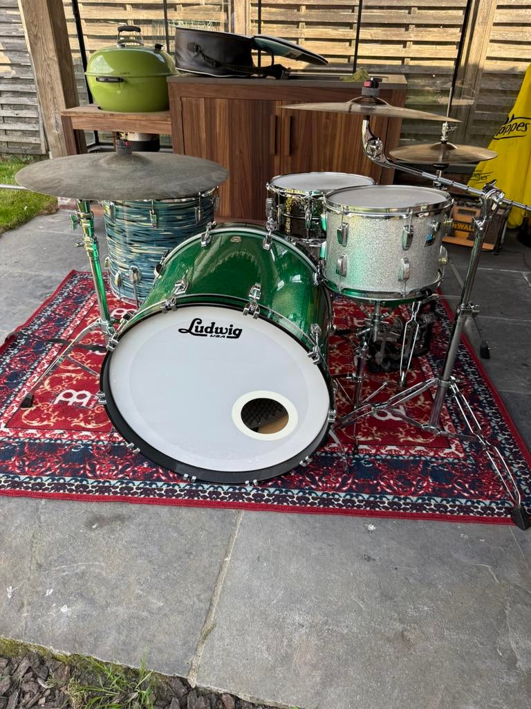 Ludwig drumstel, Ophalen, Zo goed als nieuw, Ludwig