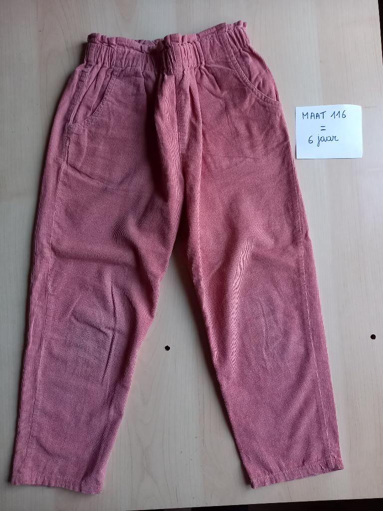 Nieuwstaat pakket broeken maat 116 meisje, Kinderen en Baby's, Kinderkleding | Maat 116, Zo goed als nieuw, Meisje, Broek, Ophalen of Verzenden