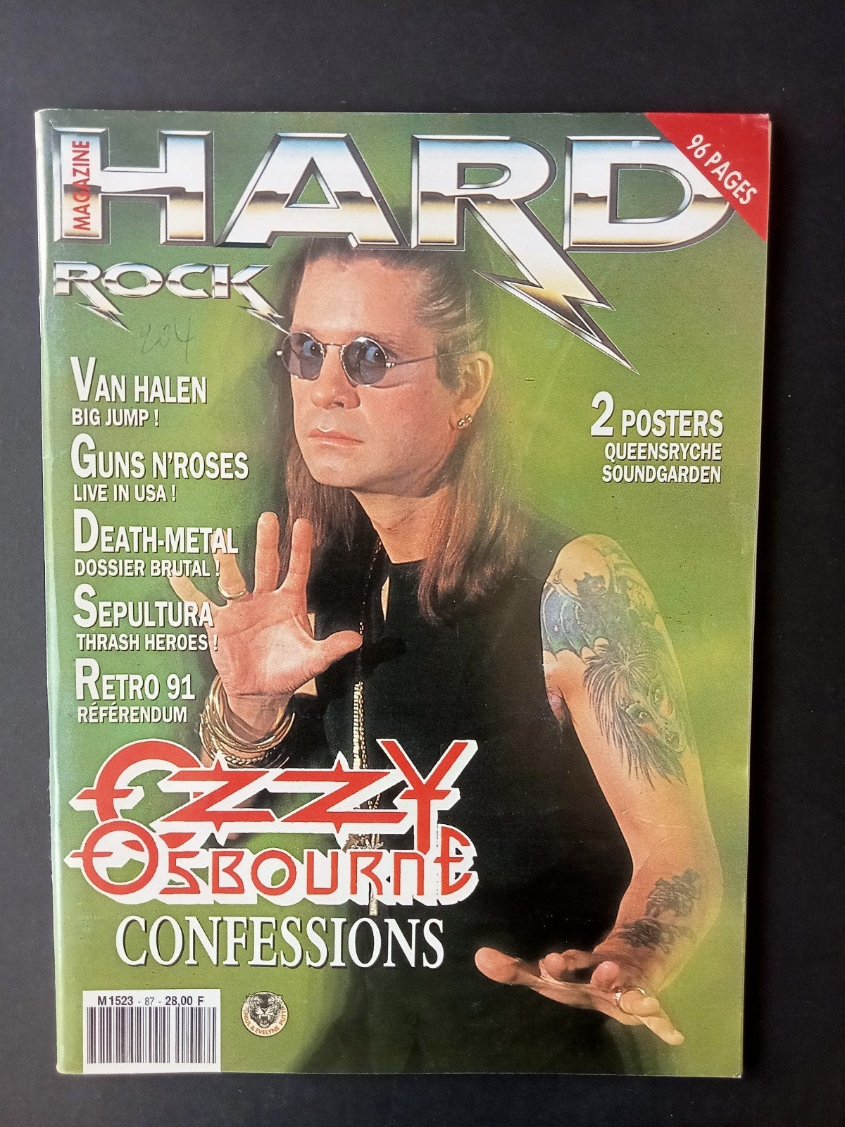 Ozzy magazine, Frans 1992, Ophalen of Verzenden, Hardrock