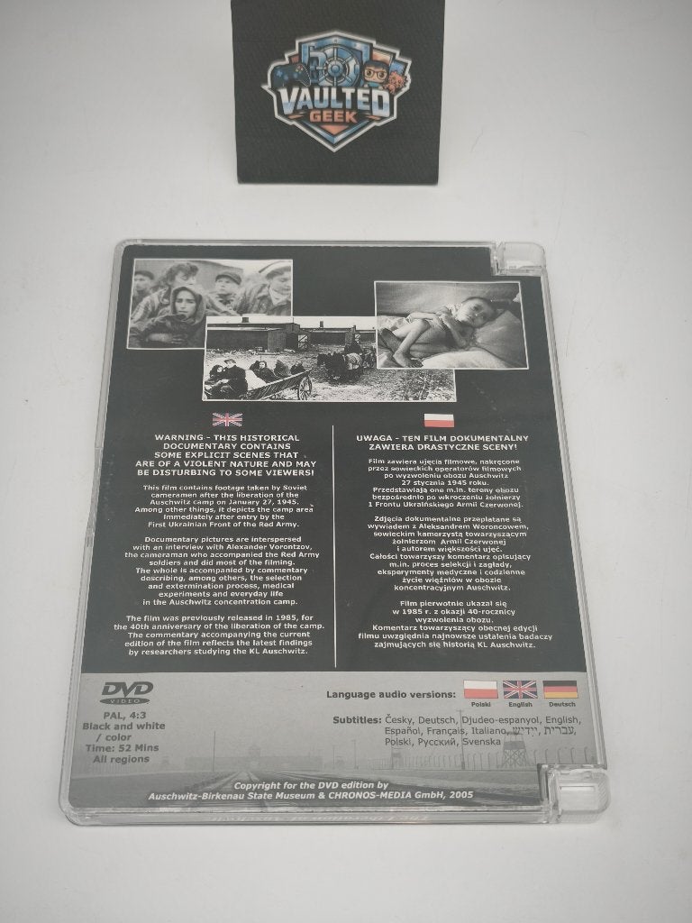 La libération d'Auschwitz — documentaire DVD, CD & DVD, DVD | Documentaires & Films pédagogiques, À partir de 18 ans, Enlèvement ou Envoi