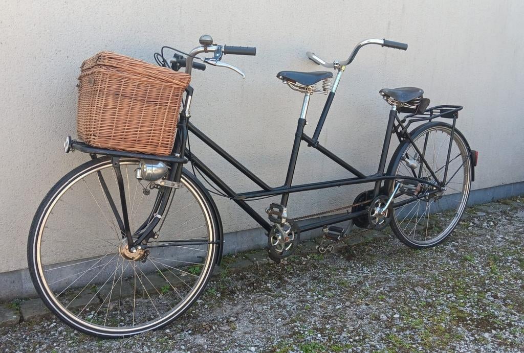 Vintage tandem, Fietsen en Brommers, Ophalen