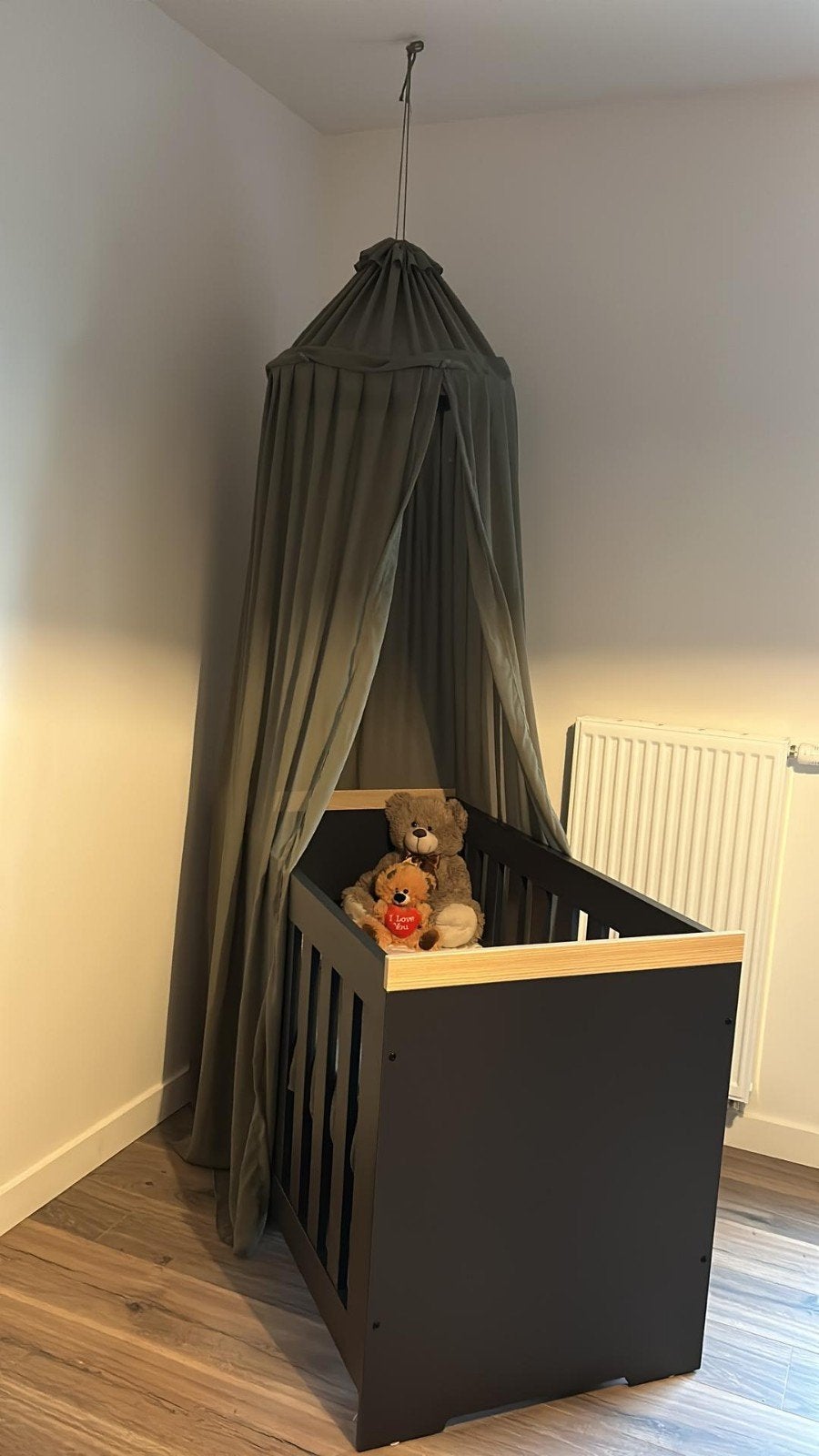 Complete zwarte babykamer Interbaby Stone (incl. accessoires, Ophalen