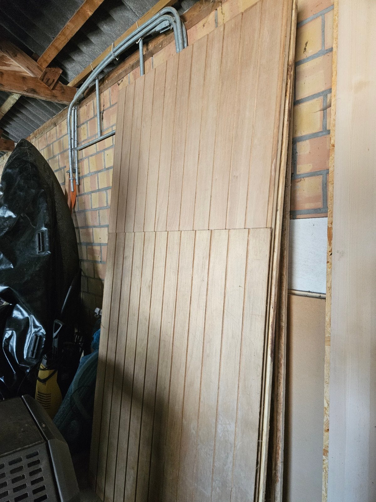 Assiettes en bois Luan avec rainure, Enlèvement