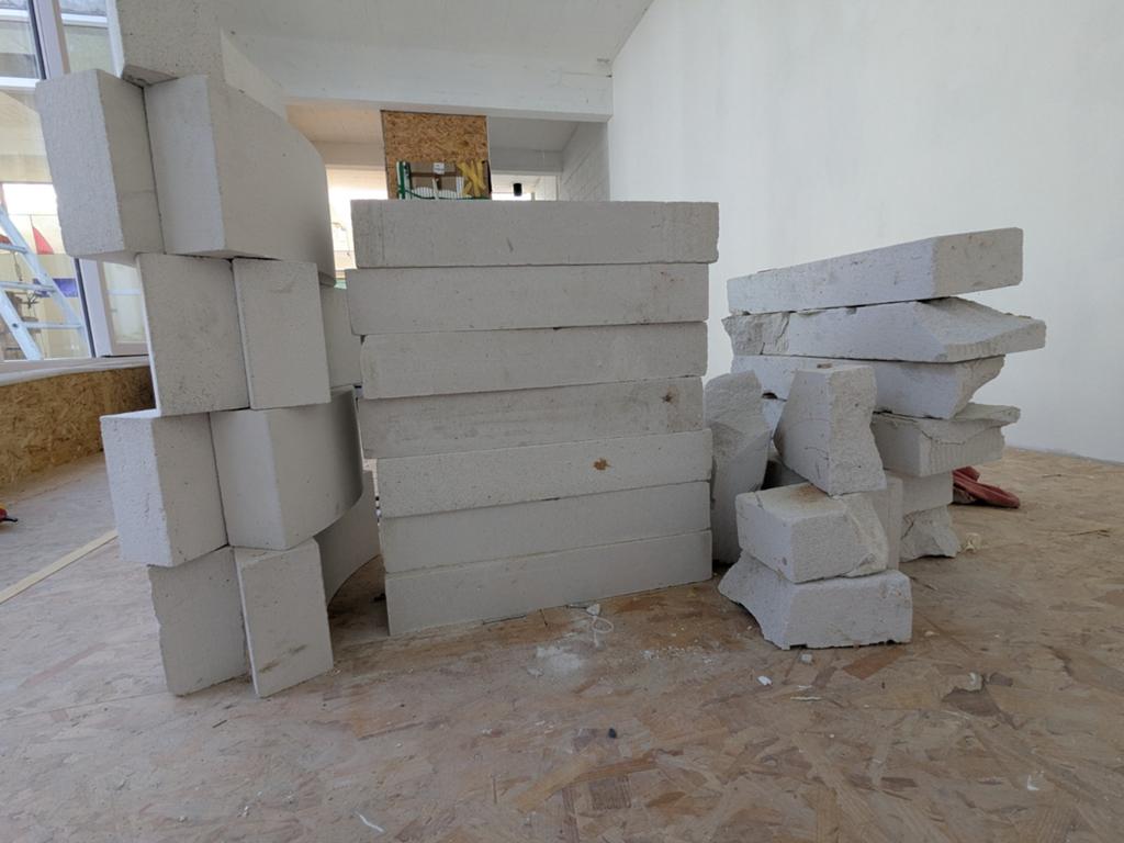 Blocs Ytong ronds et droits, Bricolage & Construction, Briques, Enlèvement