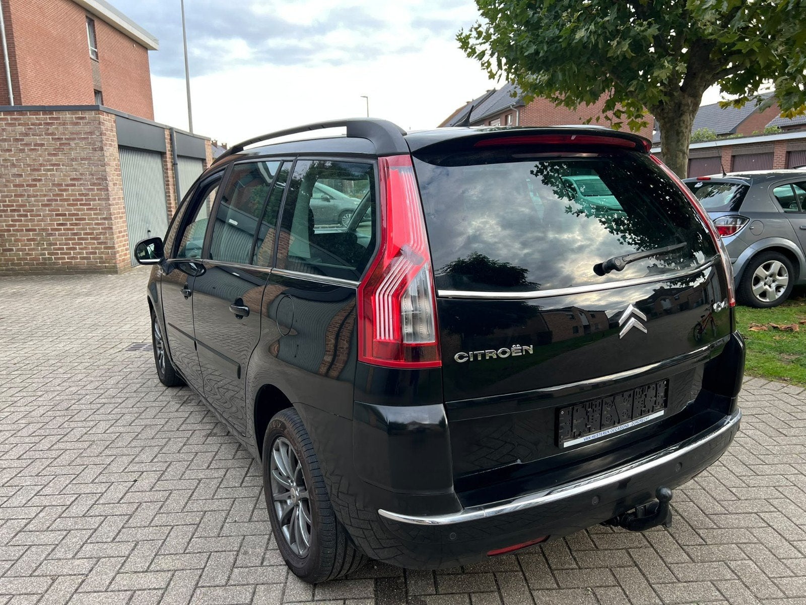 Citroen c4 grand picasso automaat 7zit gekeurd voor verkoop, Auto's, Automaat, Stof, Zwart, Zwart