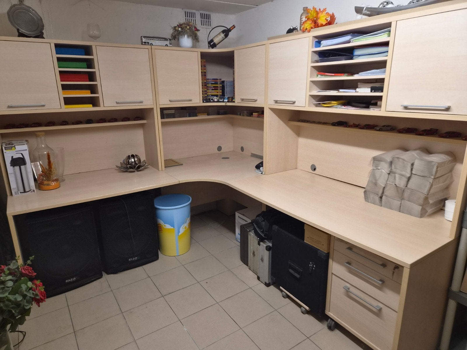 hoekbureau, Huis en Inrichting, Ophalen, Gebruikt, Hout, Hoekbureau