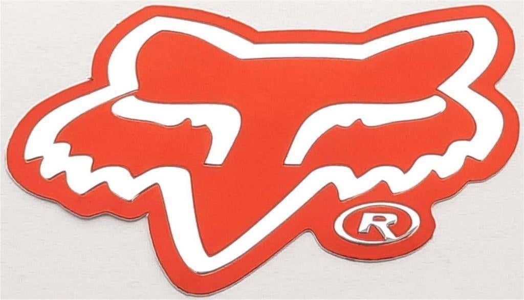 Fox Racing metallic logo sticker #6, Verzenden