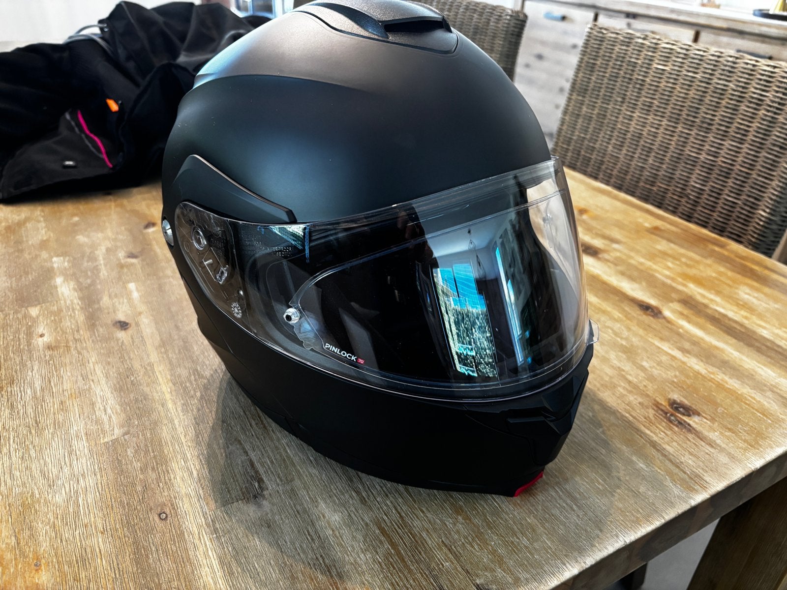 HJC-motorhelm met intercom en Pinlock. (XS), Ophalen of Verzenden, XS, HJC