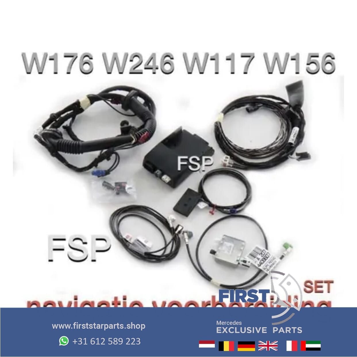 Navigatie voorbereiding set Mercedes W176 W117 W246 W156 W20