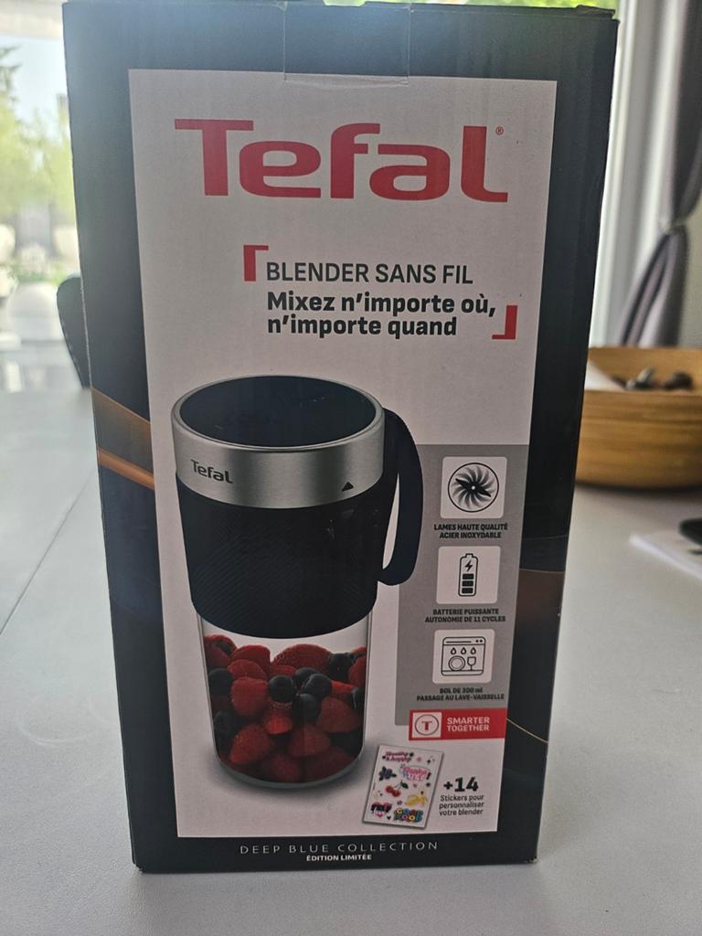 Tefal Blender sans fil, Moins de 1 litre, Enlèvement, Comme neuf