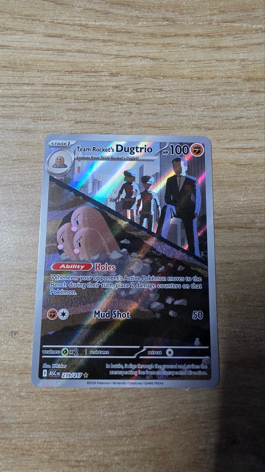 Team rocket's dagtrip 239/217, Hobby & Loisirs créatifs, Jeux de cartes à collectionner | Pokémon, Enlèvement