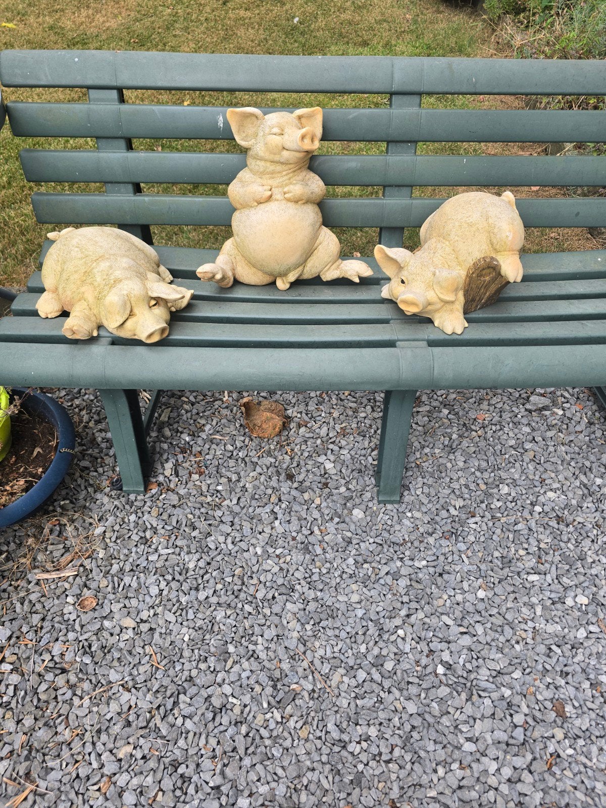déco lot de 3 cochons, Jardin & Terrasse, Enlèvement