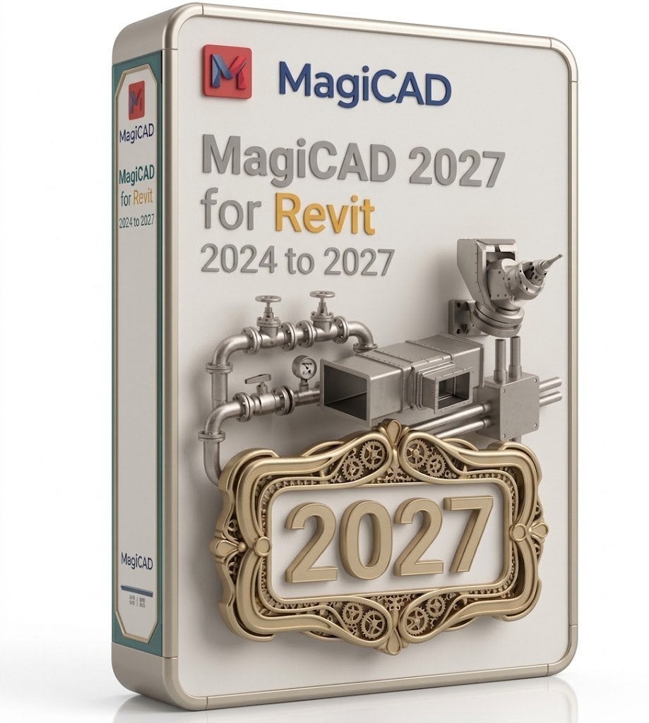 MagiCAD 2027 voor Revit 2024–2027, Informatique & Logiciels, Enlèvement, Neuf, Windows