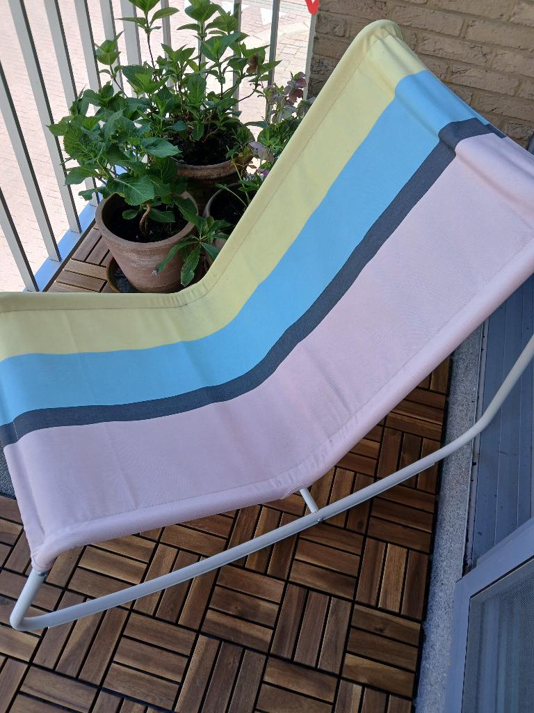 schommelstoel (tuin), Ophalen, Zo goed als nieuw, Metaal