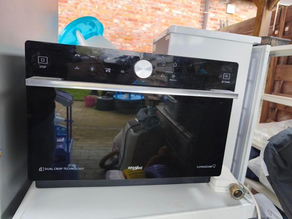 Whirlpool combi microgolf, Ophalen