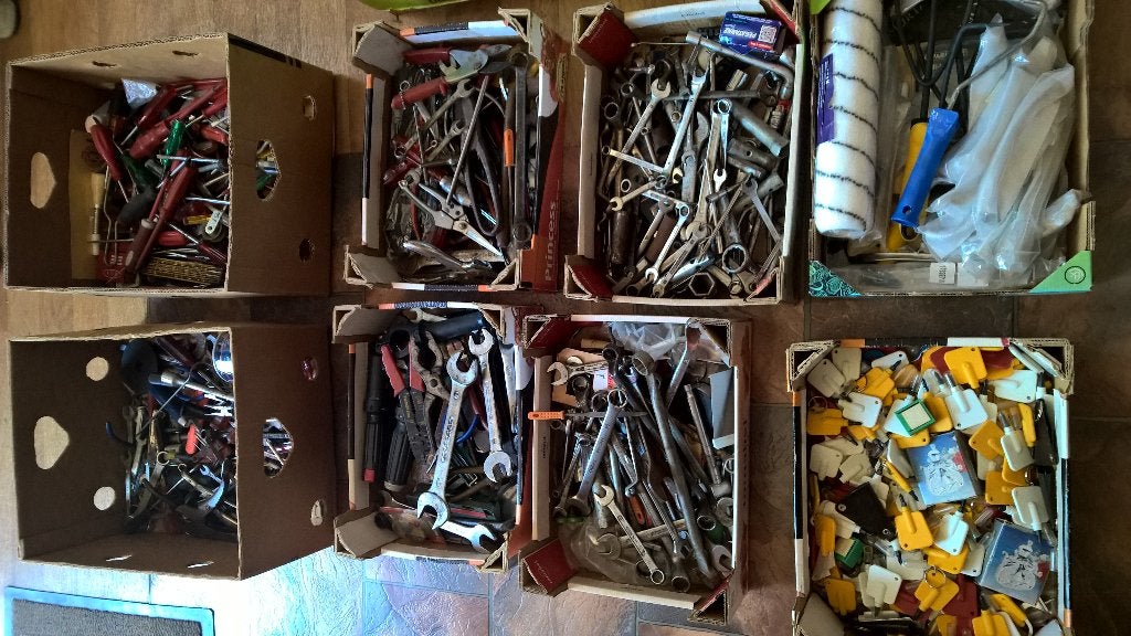 lot outillage  +- 1000 piece, Ophalen, Gebruikt