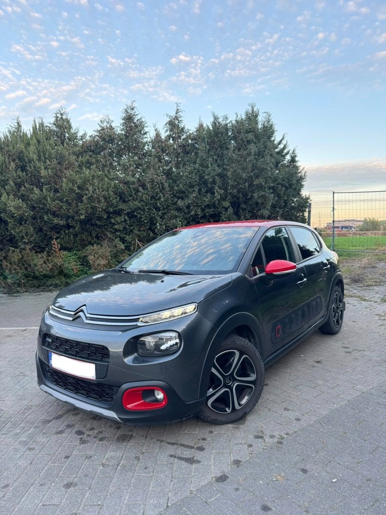 Citroën c3 1.2L / 2017 / EURO 6B / CARPLAY / AIRCO / CT OK, Achat, Euro 6, Entretenue par le concessionnaire, Noir