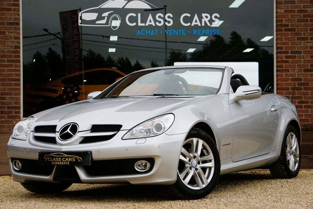 MERCEDES SLK Kompressor PACK-AMG XENON, Autos, Cuir, Argent ou Gris, Achat, 135 kW