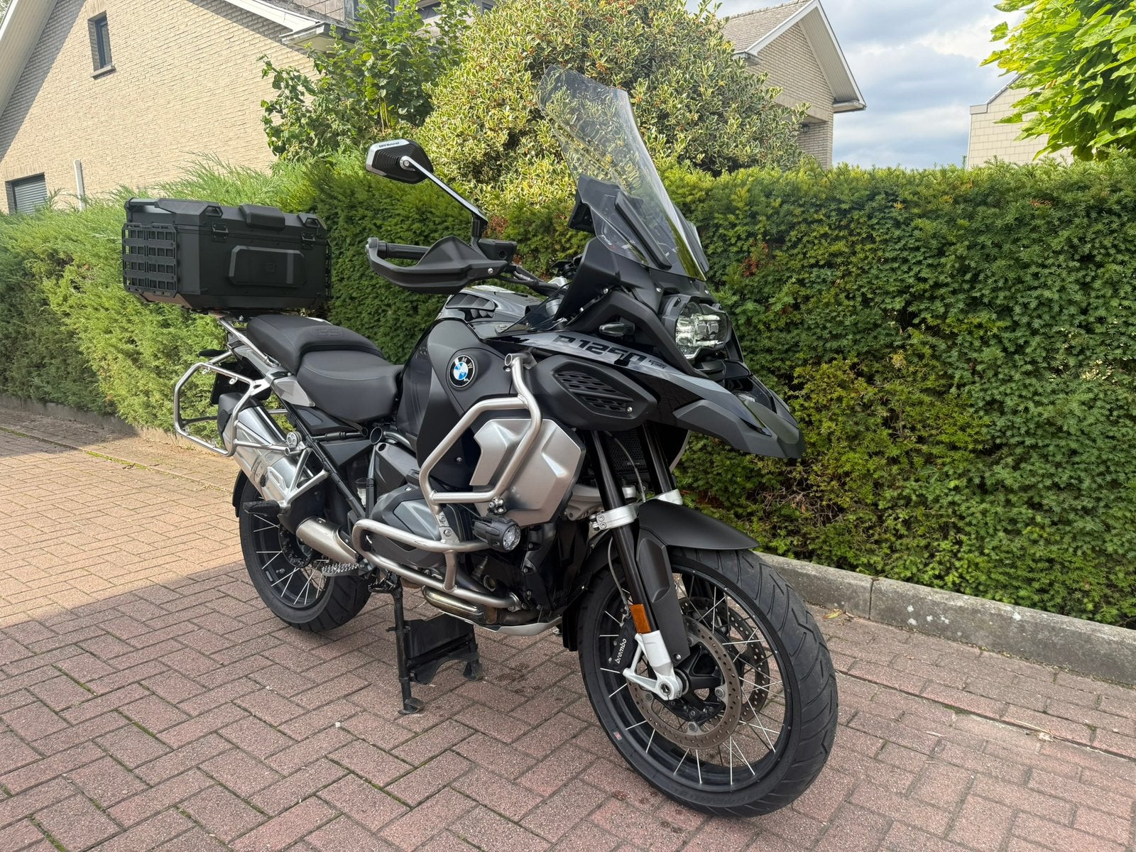 BMW R 1250 GS Adventure TRIPLE BLACK * LONE RIDER, Motos, Permis Moto A, Entreprise, Selle chauffante, Plus de 35 kW