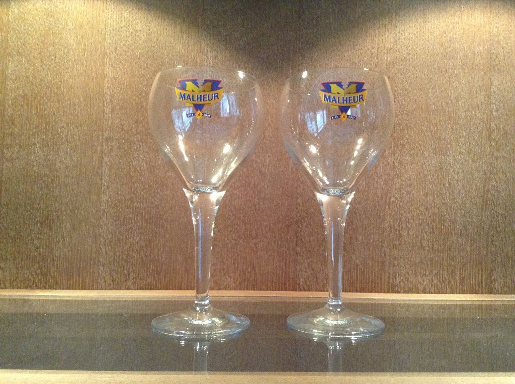 Verres à bière Malheur à l'état neuf, Collections, Verres & Petits Verres, Enlèvement ou Envoi, Comme neuf