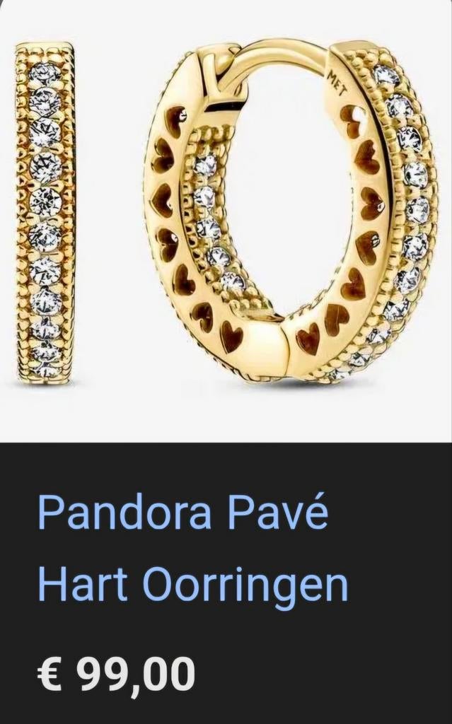 Oorringetjes pandora, Ophalen of Verzenden
