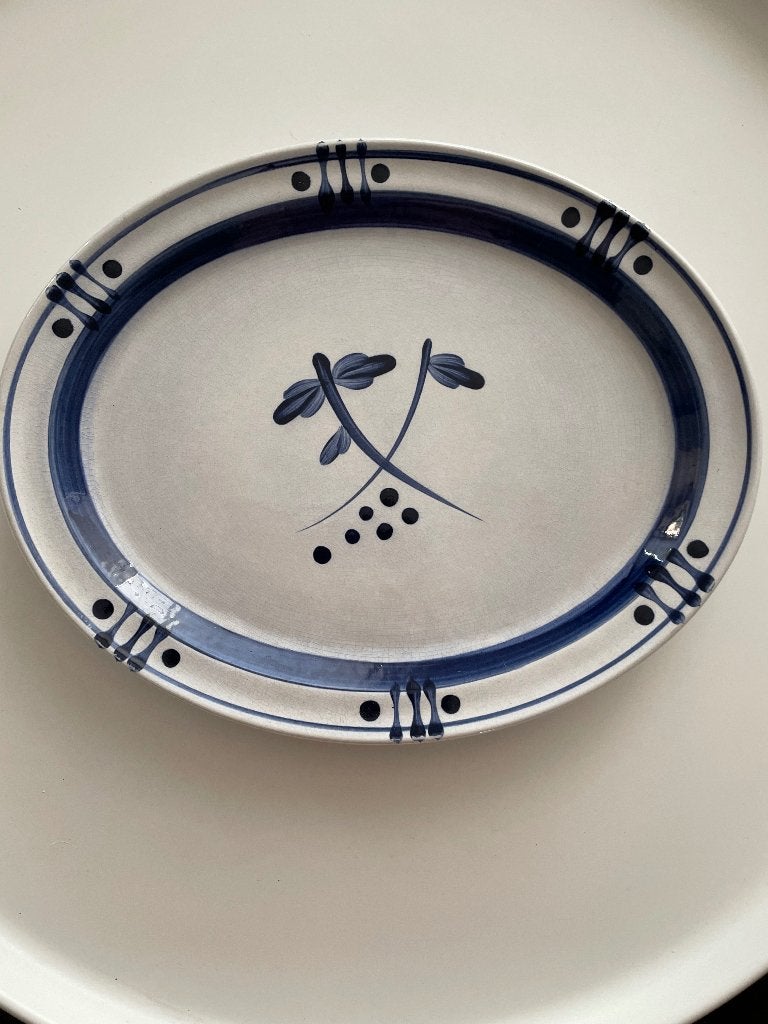 Vintage ovalen serveerschaal Arklow Pottery, Enlèvement ou Envoi