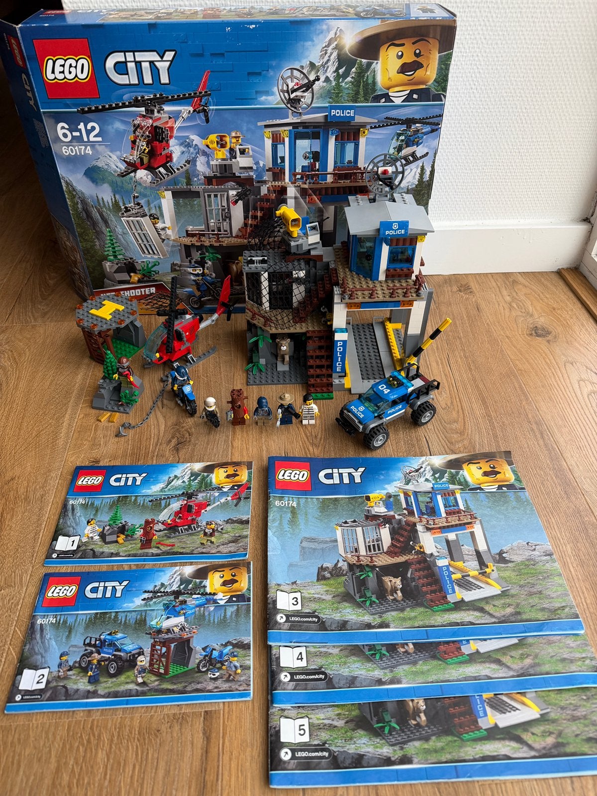 Lego City 60174 Quartier général de la police de montagne, City, Enlèvement ou Envoi, Lego, Comme neuf