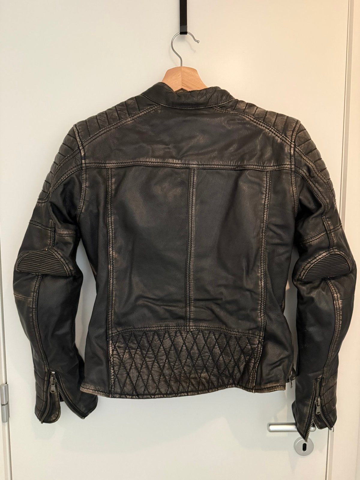 Motorjas leder (dames), Motoren, Ophalen, Dames, Jas | leer