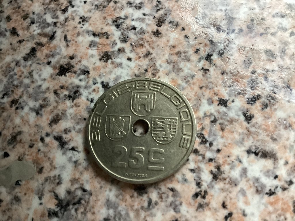 Munt 25 cent 1938, Ophalen