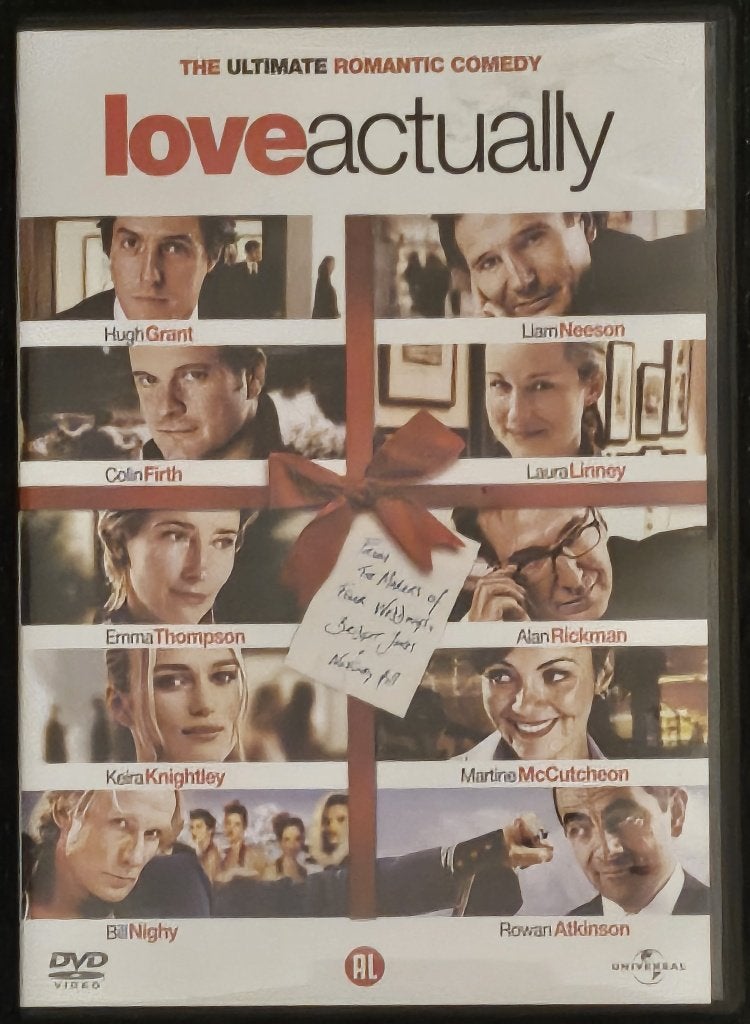 Love Actually (2003), Cd's en Dvd's, Dvd's | Komedie, Nederlands, Romantische komedie, Ophalen of Verzenden, Zo goed als nieuw