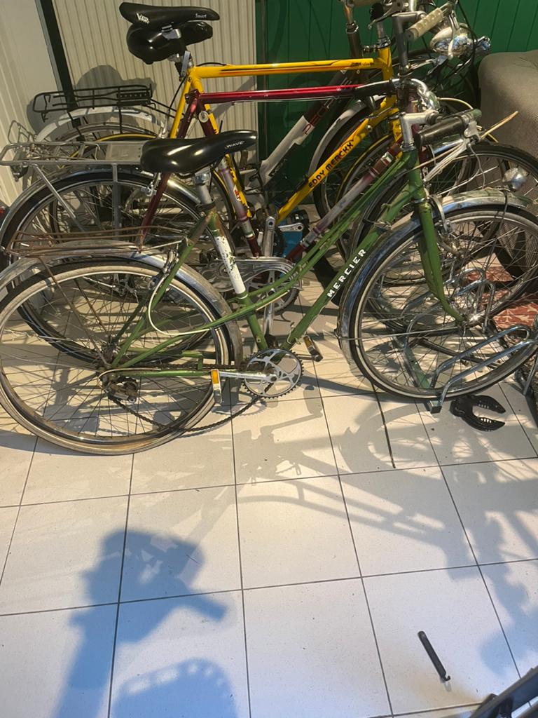 Mercier retro koersfiets, Enlèvement