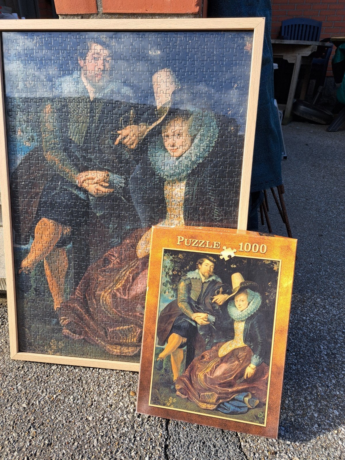 puzzel 1000 stukjes  Rubens en Issabella Brant, Antiek en Kunst, Ophalen of Verzenden