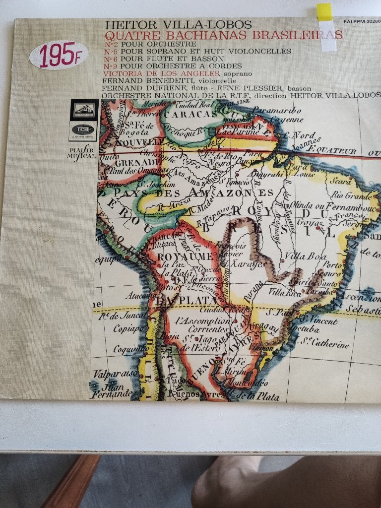 LP op vinyl - Villa-Lobos: Vier Bachianas Brasileiras, Ophalen, Gebruikt, 12 inch, LP