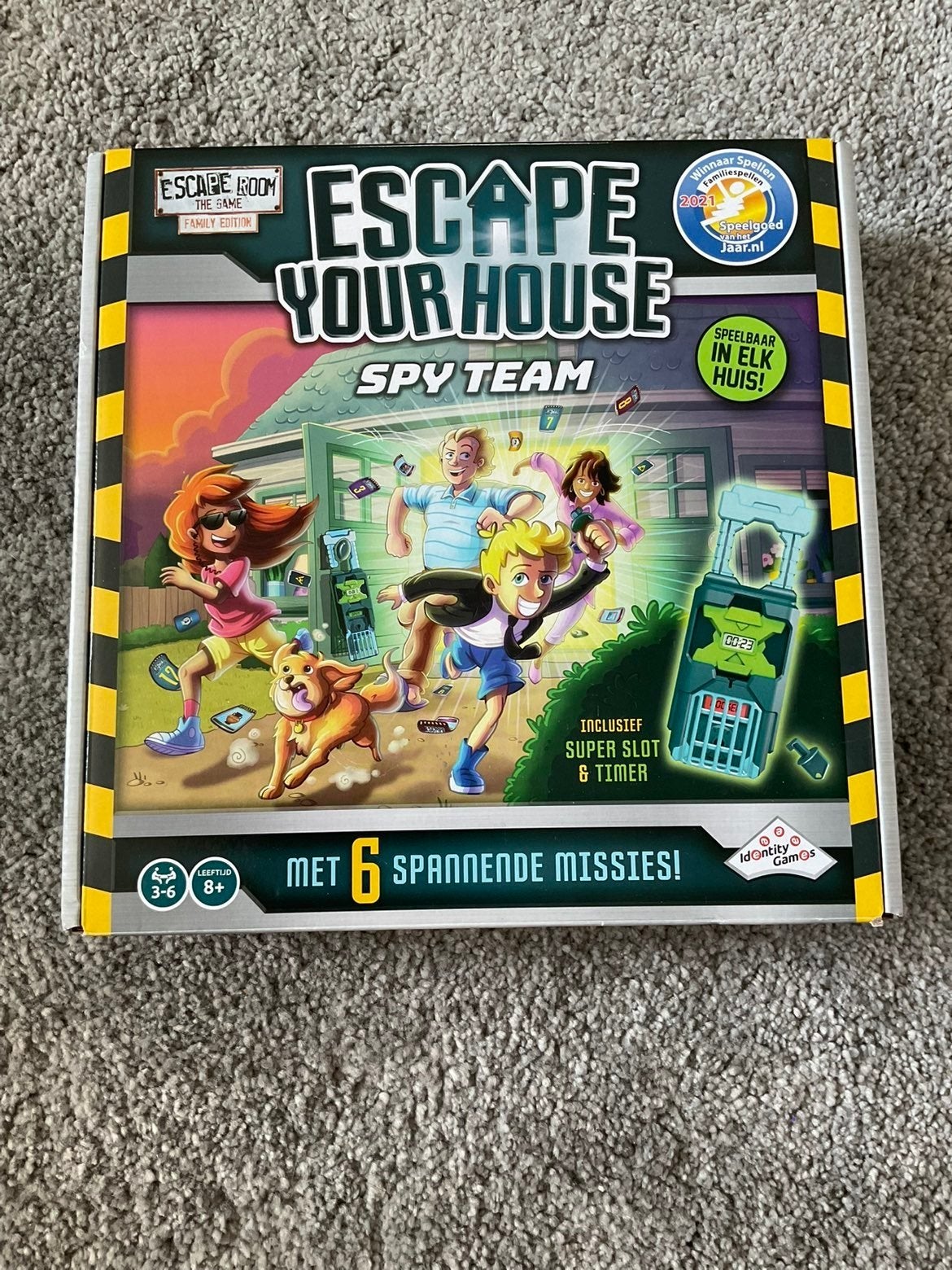 Escape Your House – Spy Team | Family Edition, Hobby en Vrije tijd, Gezelschapsspellen | Overige, Drie of vier spelers, Ophalen of Verzenden