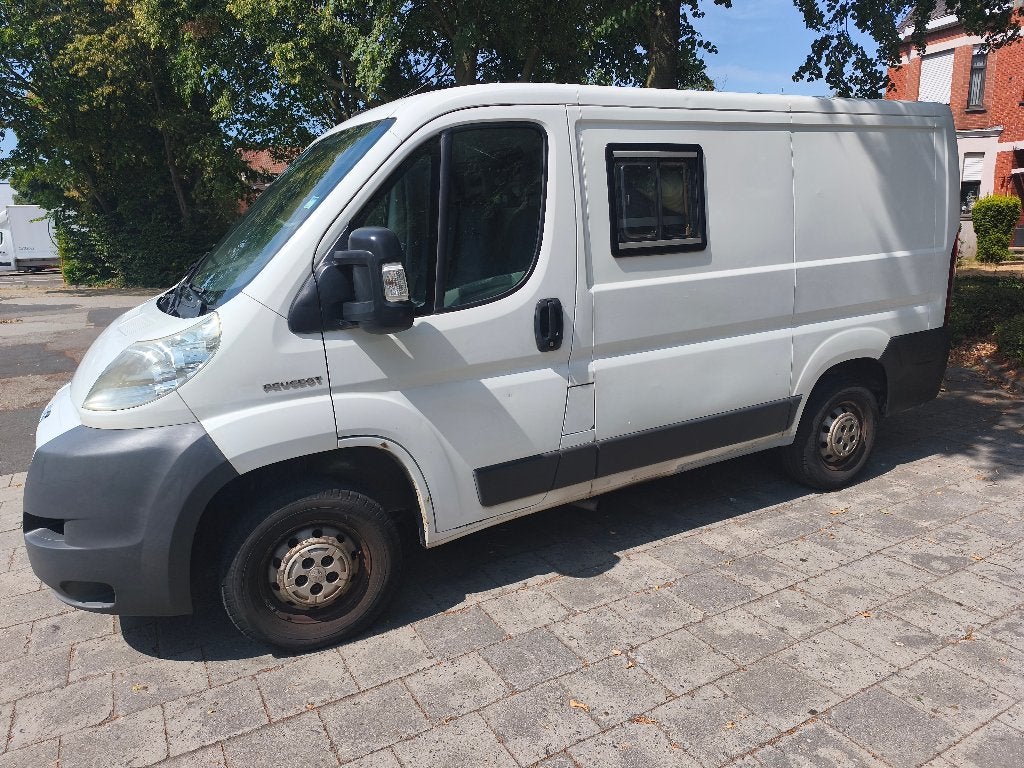 peugeot boxer, Auto's, Bestelwagens en Lichte vracht, Voorwielaandrijving, 4 deurs, Stof, Parkeersensor