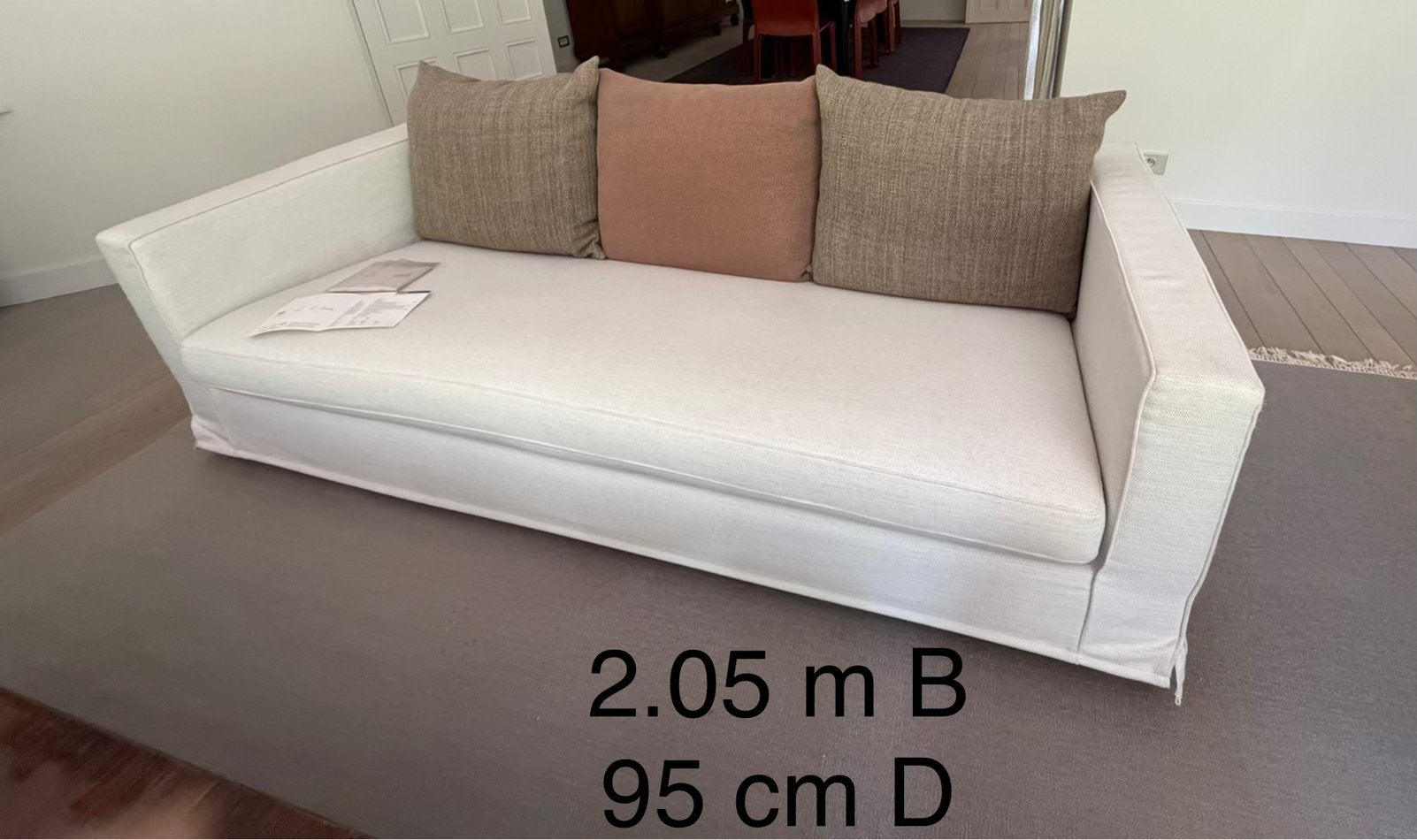 B&B Italia baisity., 75 à 100 cm, Banc droit, Enlèvement, Utilisé