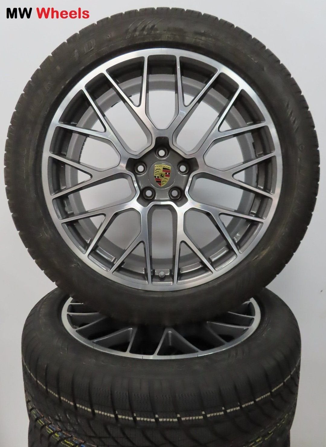 Porsche Macan 20 inch velgen RS Spyder nieuwe winterbanden, Pneus et Jantes, Pneus hiver, 265 mm, -