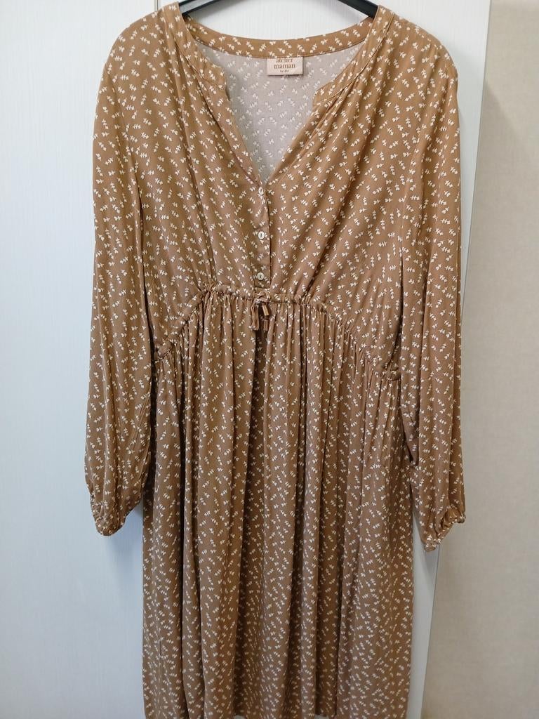 Kleed Jbc viscose licht bruin beige, Kleding | Dames, Grote Maten, Ophalen