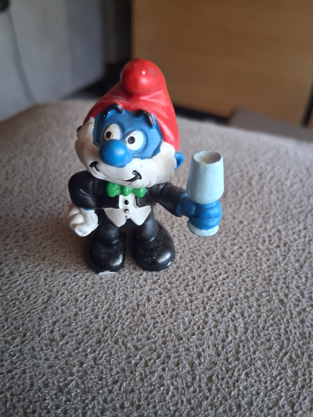 Grote smurf in smoking 2007 Schleich, Collections, Schtroumpfs, Enlèvement ou Envoi, Grand Schtroumpf