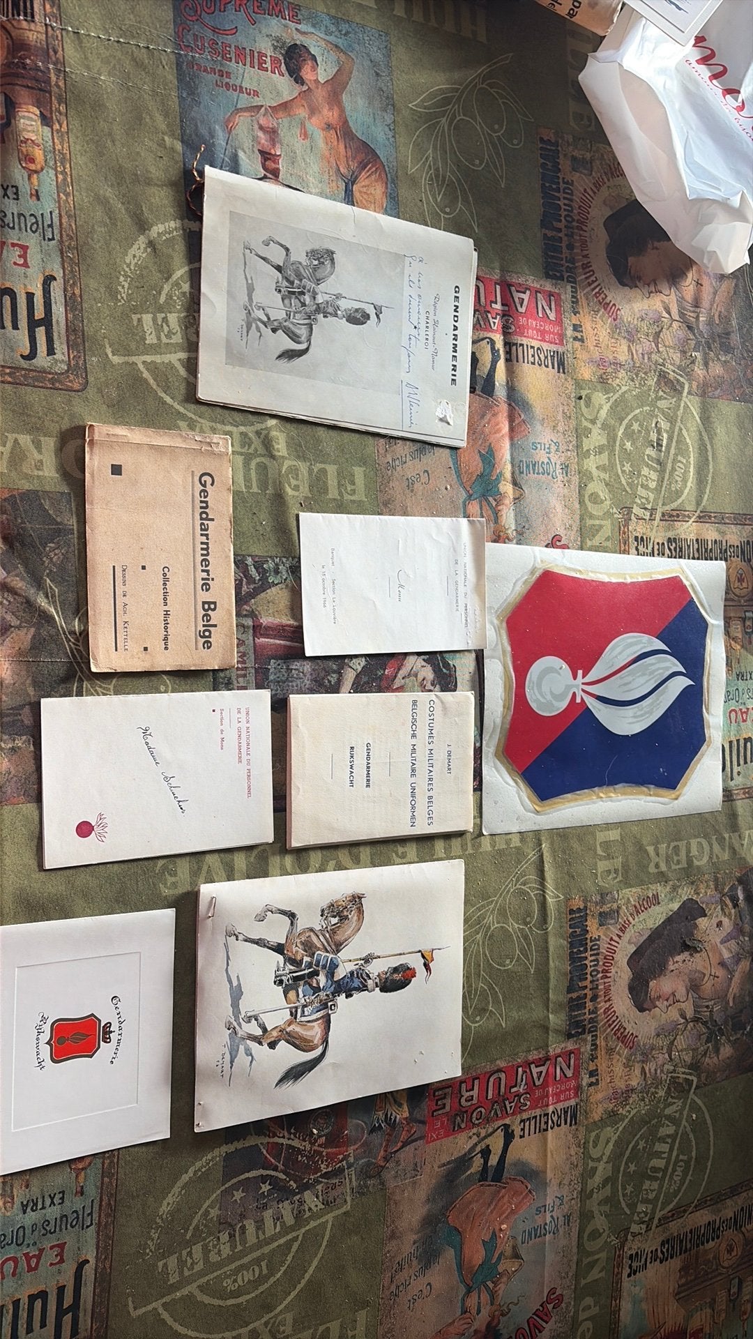 Lot rijkswacht gendarmerie, Enlèvement, Gendarmerie, Photo ou Poster