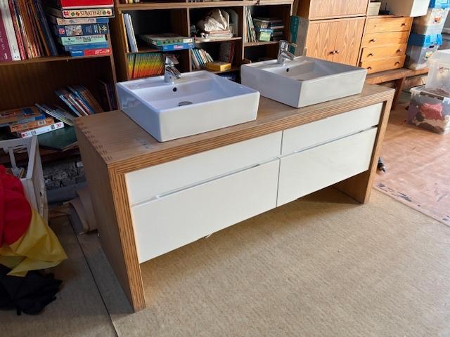 meuble salle de bains Kwik, Moins de 100 cm, Meuble lavabo, 150 à 200 cm, Enlèvement