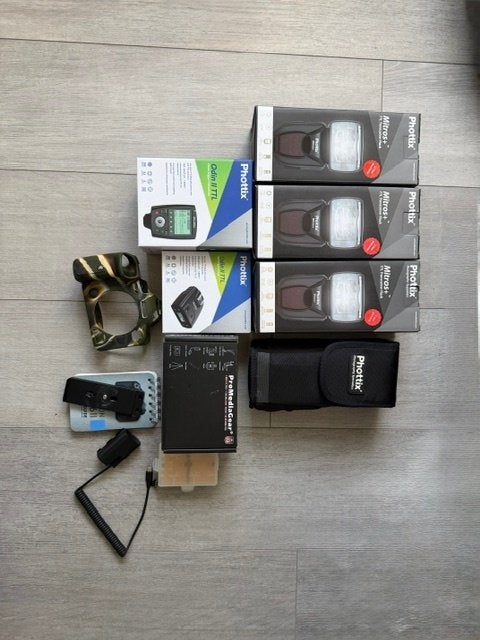 Canon R6 mark II toebehoren ( flitsers etc ), Canon, Canon, Externe flitser, Nieuw