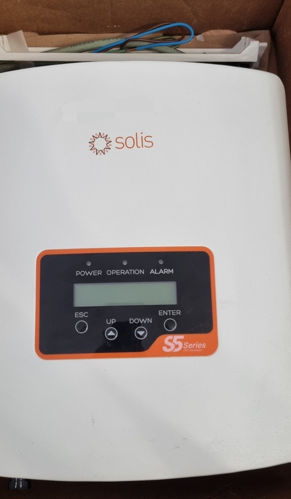 Solis Mini 2000W (2kW) omvormer + beugel & AC-kabel, Ophalen, Gebruikt